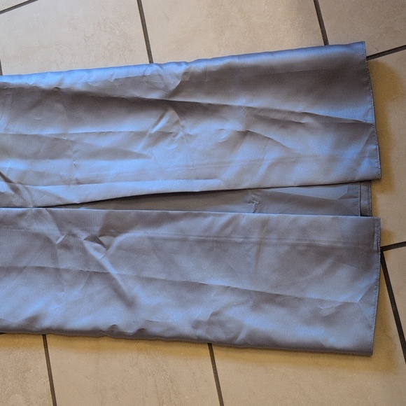 NWT Alfred Sung Strapless Column Gown Maxi Dress Back Slit Cloudy Blue 6 - Picture 8 of 13